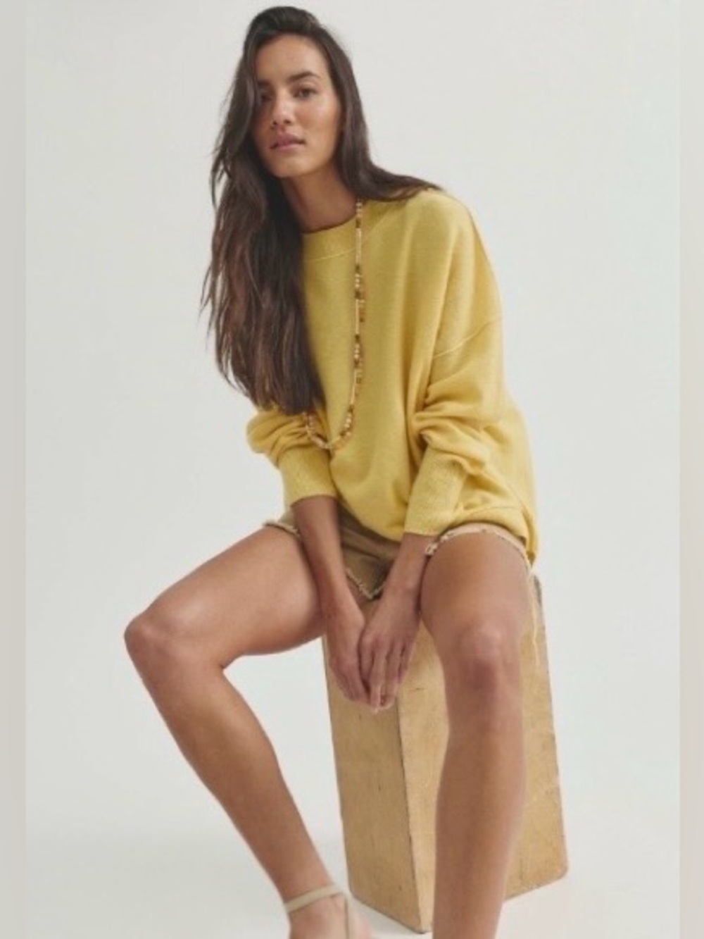 ▪️NWT Free People Tomorrow Cashmere Crewneck